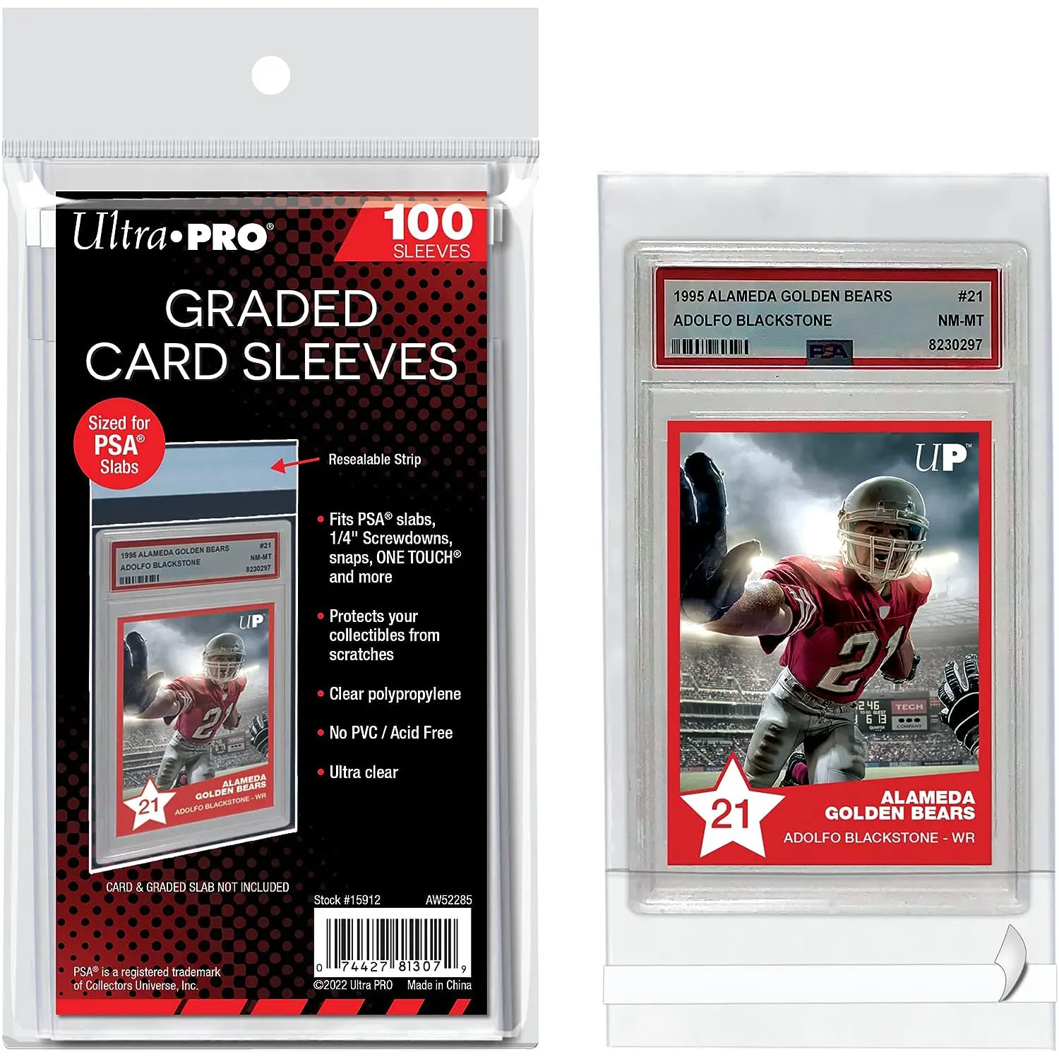 100Ct Ultra Pro - Psa Graded Card Slab Maniche Richiudibili-Ultima Protezione Per Carte Sportive Da Collezione, Carte Collezionabili