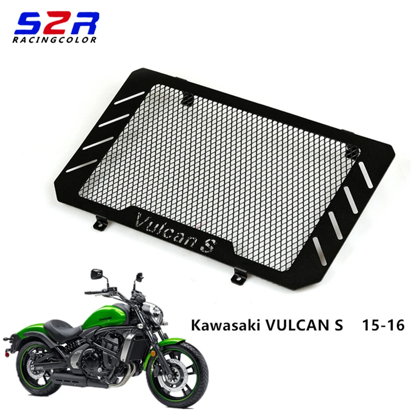 Protezione Della Griglia Del Radiatore Del Motociclo In Acciaio Inossidabile Moto Protector Grill Cover Motor Bike Per Kawasaki Vulcan S 15-16 Vulcan 