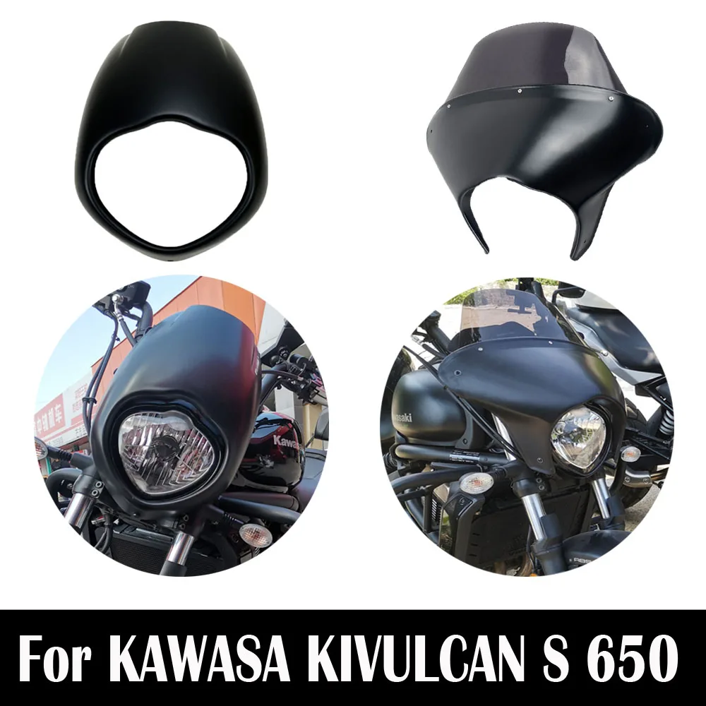 Per Kawasaki Vulcan S 650 Deflettore Parabrezza Carenatura Parabrezza Per Kawasaki Vulcan S 650 15-20 Fumo Parte Moto