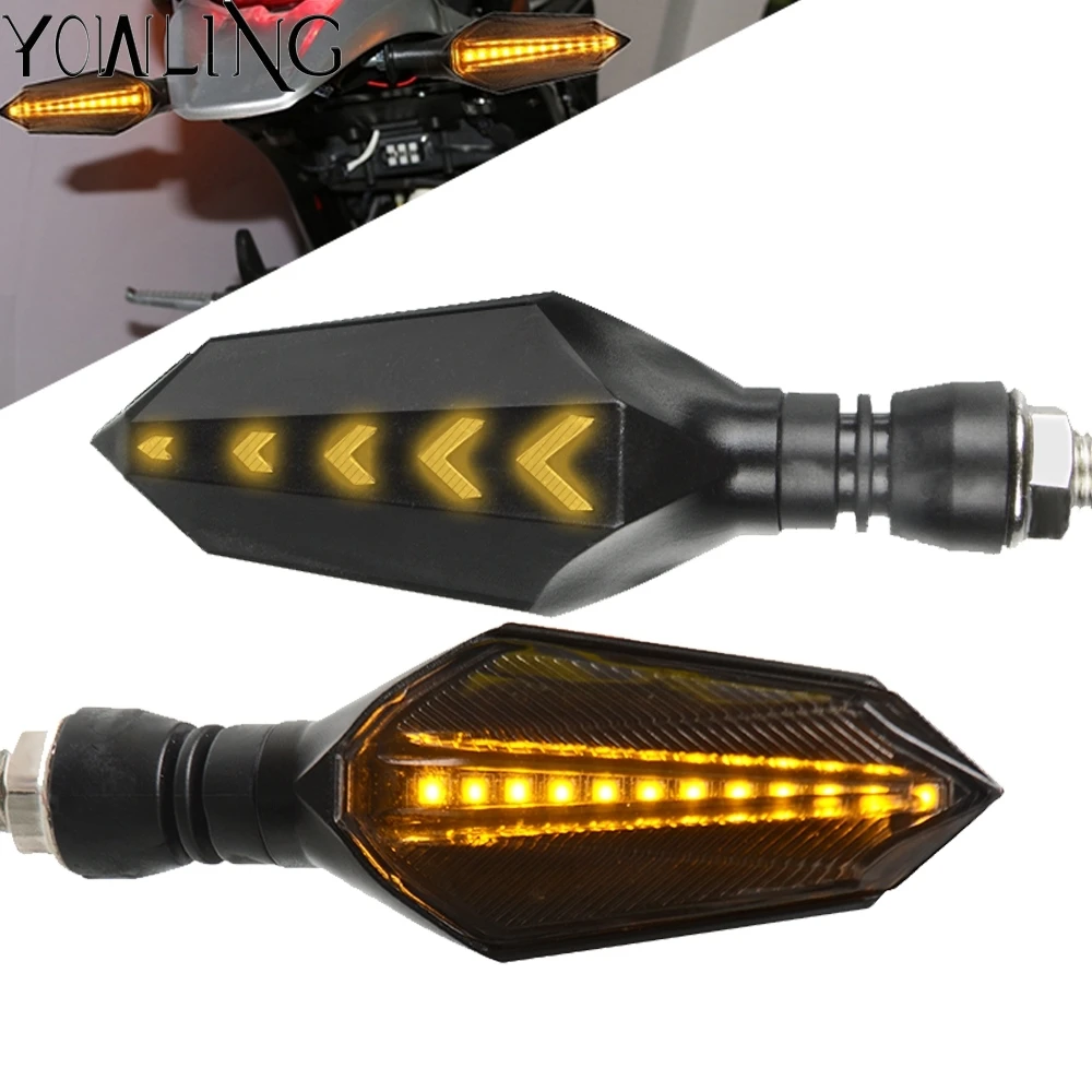 Per Kawasaki Ninja 125 Z125 Ex250R Z125/Z125 Pro Versys 1000 Vulcan/S Di Trasporto Del Motociclo Led Segnali Di Girata Blinker Di Direzione Indicatori