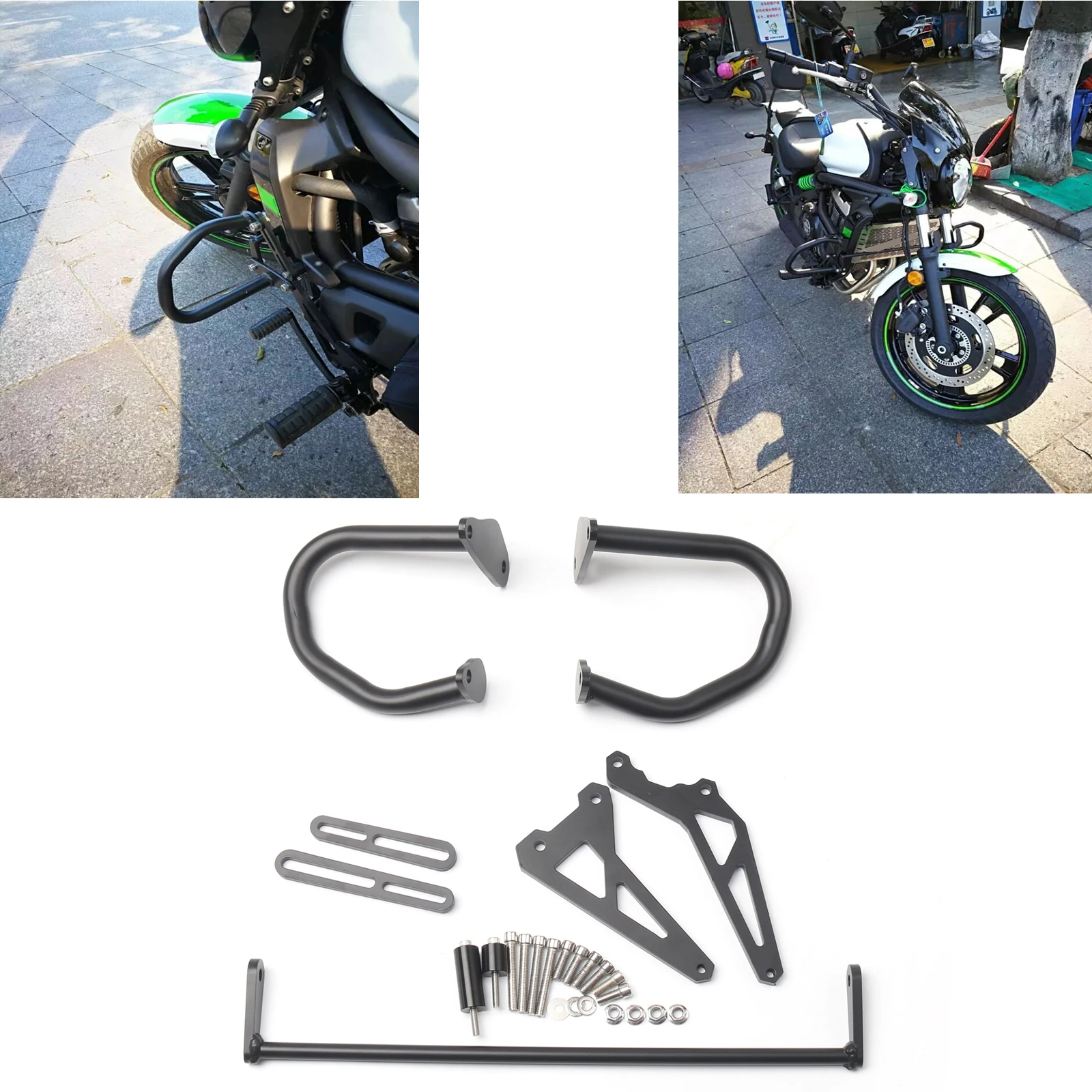 Artudatech For Kawasaki Vn650(Vulcan S ) 2015 2016 2017 Motorcycle Engine Guard Crash Bars Protector Motor Crash Bars Parts