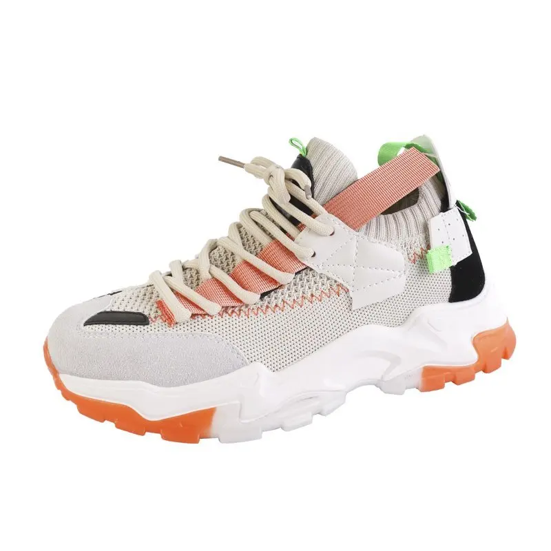 Scarpe Da Donna Donna Chunky Classic Sneakers Ladies Casual Women Walk Comfort Fashion Lace Up Donna Scarpe Vulcanizzate Femminili 40