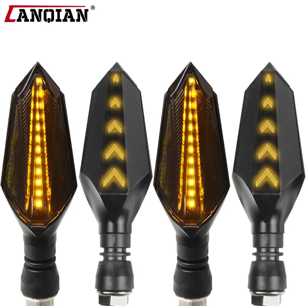 Per Kawasaki Ninja 125 Z125 Ex250R Z125/Z125 Pro Versys 1000 Vulcan/S Moto Led Indicatori Di Direzione Indicatori Di Direzione Lampeggianti