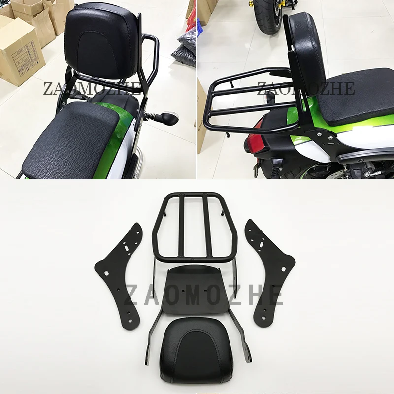 New Black Schienale Sissy Bar Pad Cuscino Per Kawasaki Vulcan S 650 2015 2016 2017 Vulcan S650 15-16 -17 Moto Sissy Bar