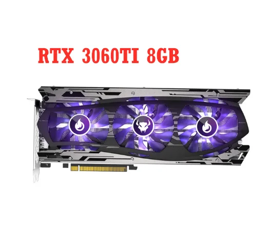 Yeston Nvidia Geforce Rtx 3060 Ti 8 Gd6 Lb Scheda Grafica Gddr6 8G 256Bit Rtx 3060 Ti Gpu Lhr Placa De Vide Usato