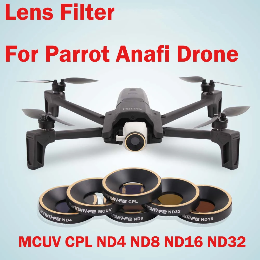 Parrot Anafi Drone Filter Mcuv Cpl Nd4 Nd8 Nd16 Nd32 Filtri Per Lenti Per Pappagallo Anafi Accessori Di Volo