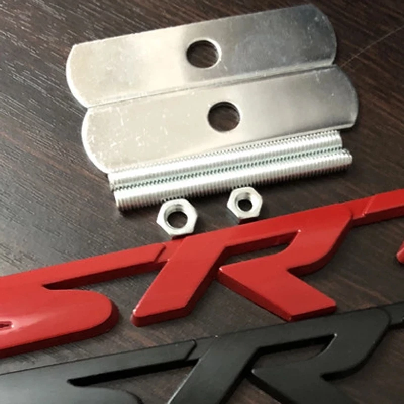 3D Metal Car Front Grill Emblem Badge Stickers Per Grand Cherokee Chrysler 300C Dodge Charger Srt Logo Griglia Accessori