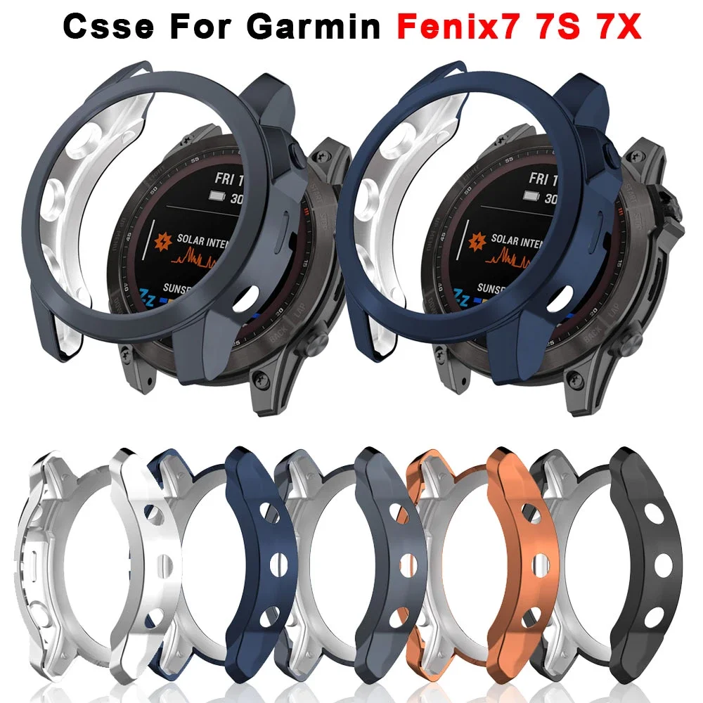 Custodia Per Orologio Per Garmin Fenix 7 7 S 7X Custodia Protettiva Per Orologio Intelligente Custodia In Gomma Morbida Per Garmin Fenix 7 Sapphire So