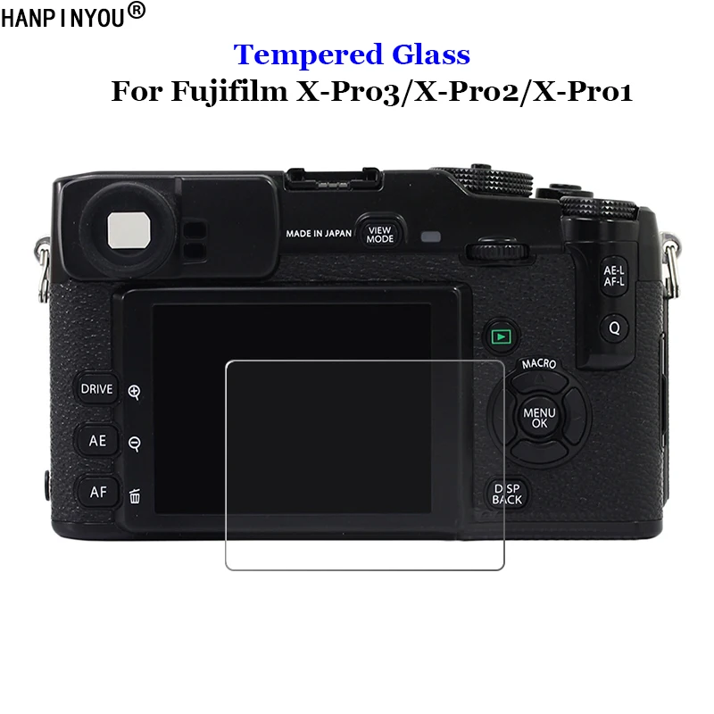 Per Fujifilm Fuji X-Pro 1 3 X-Pro3 Anti-Graffio Vetro Temperato 9H 2.5D Schermo Lcd Video/Fotocamera Protezione Della Pellicola Della Protezione