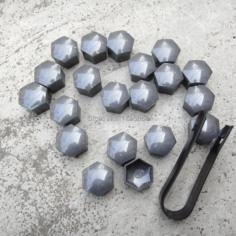 20Pcs Gary Wheel Lug Nut Centro Tappi Di Copertura E Di Strumento Di Rimozione Per Vw Golf Passat Cabrio Audi A1 A3 A4 Q5 Q7 Tt 321601173A