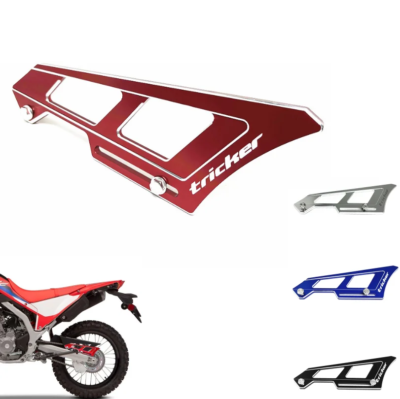Tricker Logo Chain Guard Cover Heel Guard Per Yamaha Tricker Xg250 2004-2018