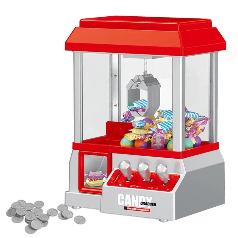 Mini Artiglio Macchina In Miniatura Candy Grabber Per Bambini Cool Fun Mini Candy Grabber Prize Dispenser Distributore Automatico Giocattolo Con 24 Mo