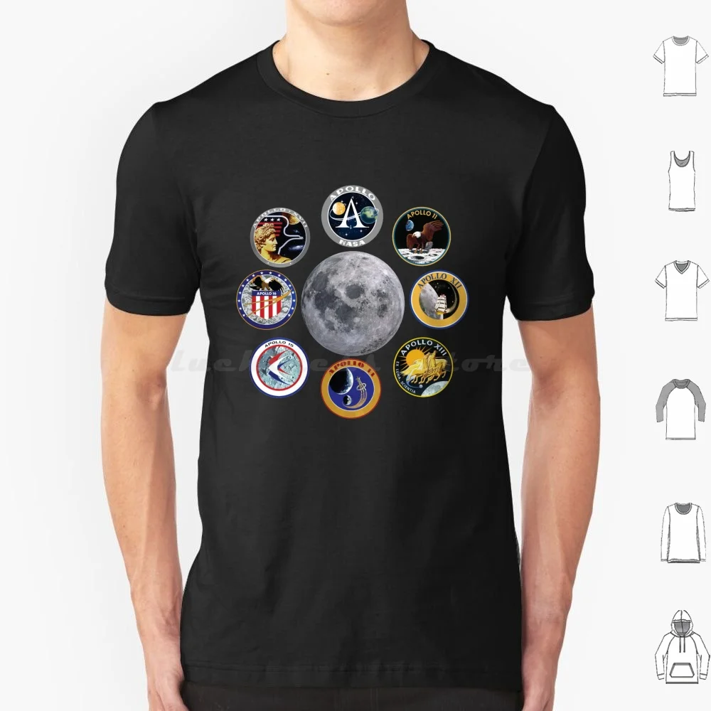 Apollo Moon Landing Pations T-Shirt T Shirt Cotone Uomo Donna Stampa Fai Da Te Apollo Moon Landing Space Compleanno Marito Moglie Spazio