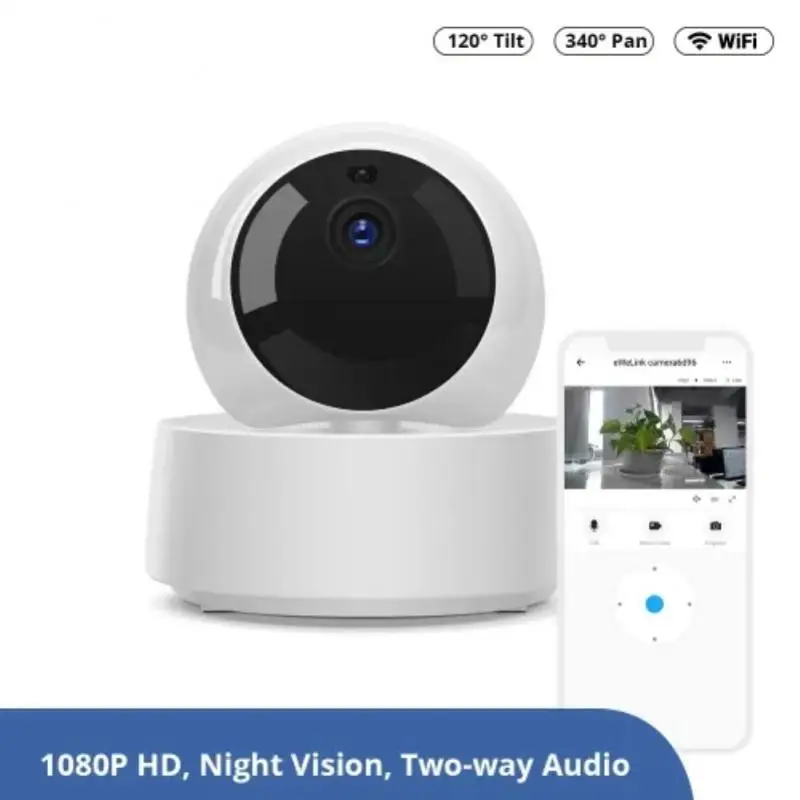 Sonoff 1080P Hd Mini Wifi Smart Camera Gk-200Mp2-B Ewelink Smart Home Security Camera 360 ° Ir Night Vision Telecamera Ip Wirelsess