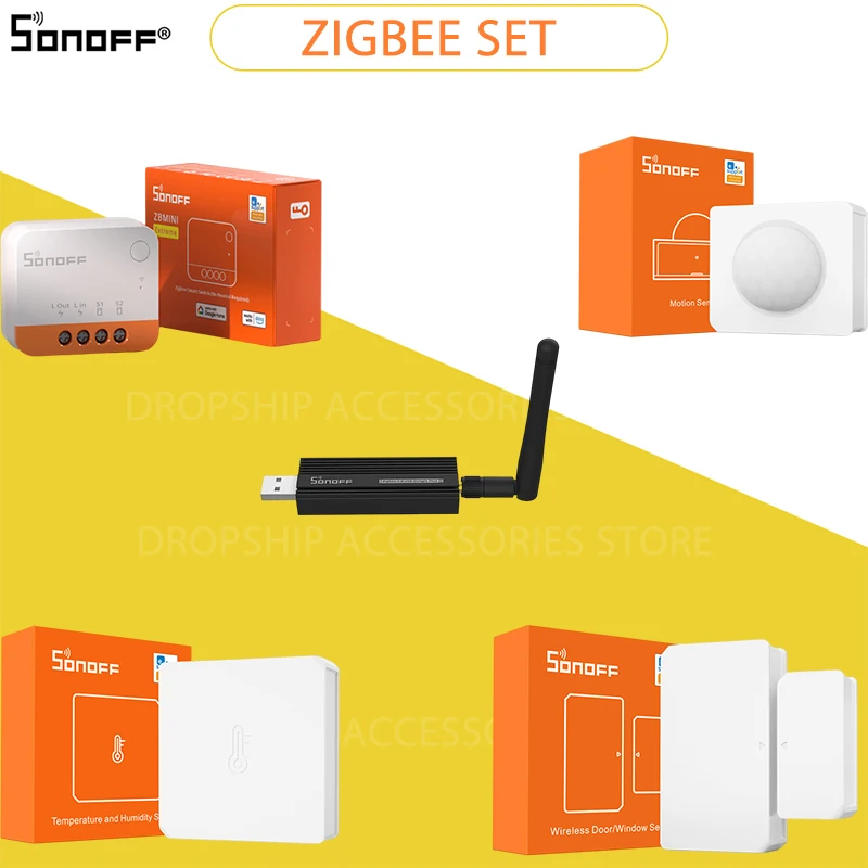 Sonoff Zbmini Extreme Zigbee Mini Smart Switch Zbminil2 Switch Funziona Con Sonoff Snzb-04 Zigbee Bridge Zigbee 3.0 Usb Dongle Plus