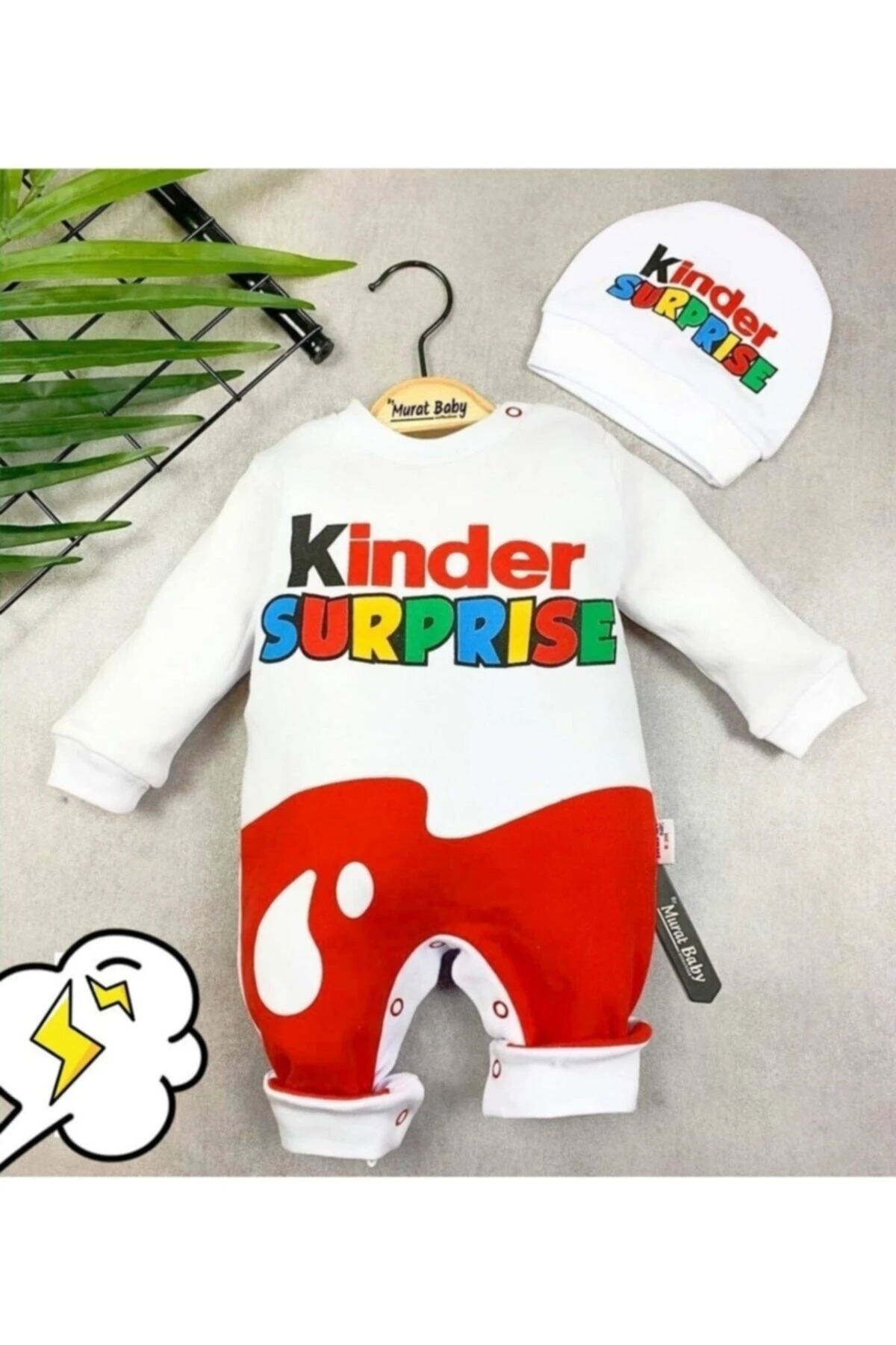 Baby Run Baby Surprise Egg Binary Baby Suit Kinder Due Pezzi Summer Short Neonato Pagliaccetti Outfit New Season Surprise Egg