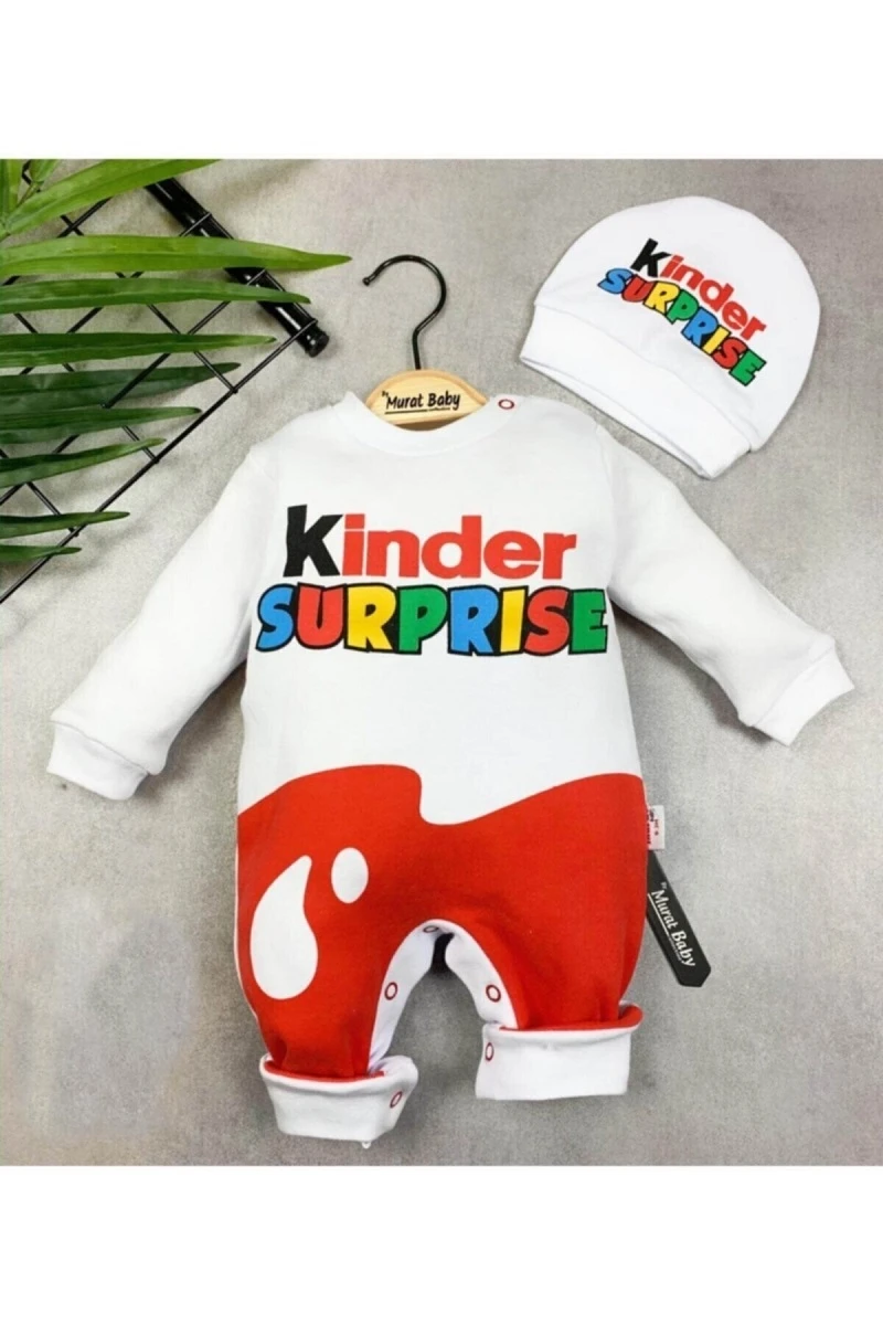 Baby Kinder Baby Pagliaccetti Cotone Neonato Vestito Nuova Stagione Sorpresa Uovo Morbido