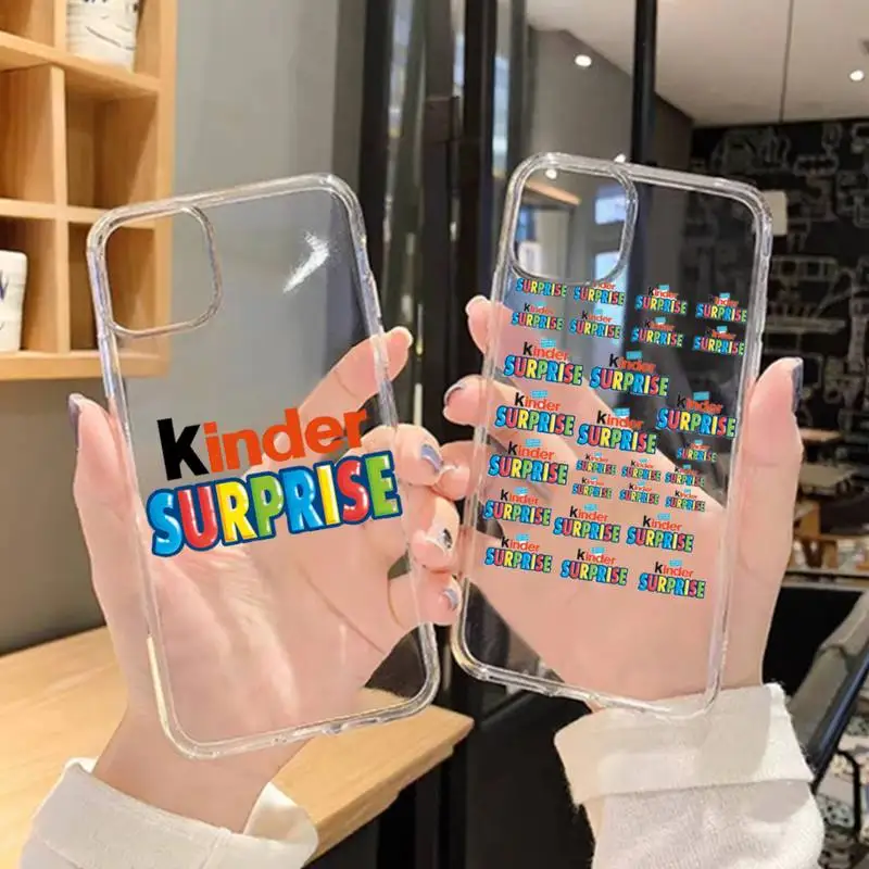 Egg Kinder Joy Custodia Per Telefono A Sorpresa Per Samsung Galaxys20 S21 S30 Fe Lite Plus A21 A51S Note20 Guscio Trasparente