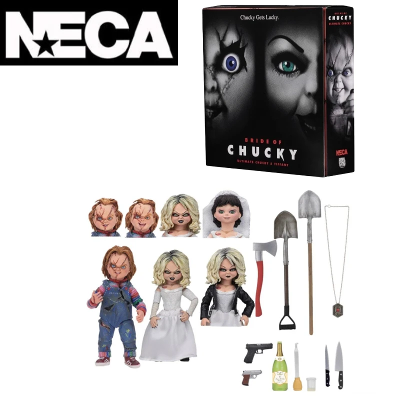 Disponibile Neca Original Bride Of Chucky Scale Action Figure Ultimate Chucky E Tiffany Confezione Da 2 Regali Per Il Ragazzo