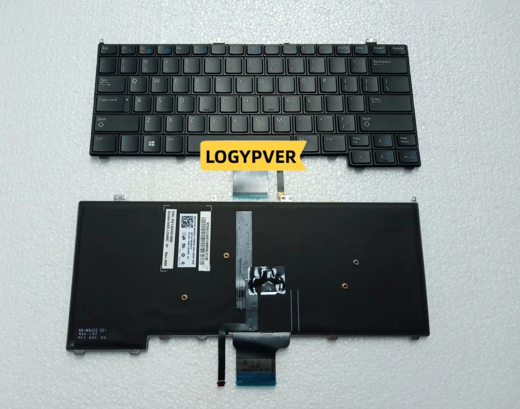 Tastiera Per Dell Latitude 12 7000 E7240 E7440 E7420 P22S Retroilluminato Us English