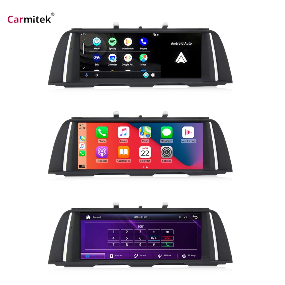 10.25 "Per Bmw 520I F10 F11 Wireless Apple Carplay Android Auto Car Multimedia Screen Head Unit Serie 5 2010-2016 Nbt Cic