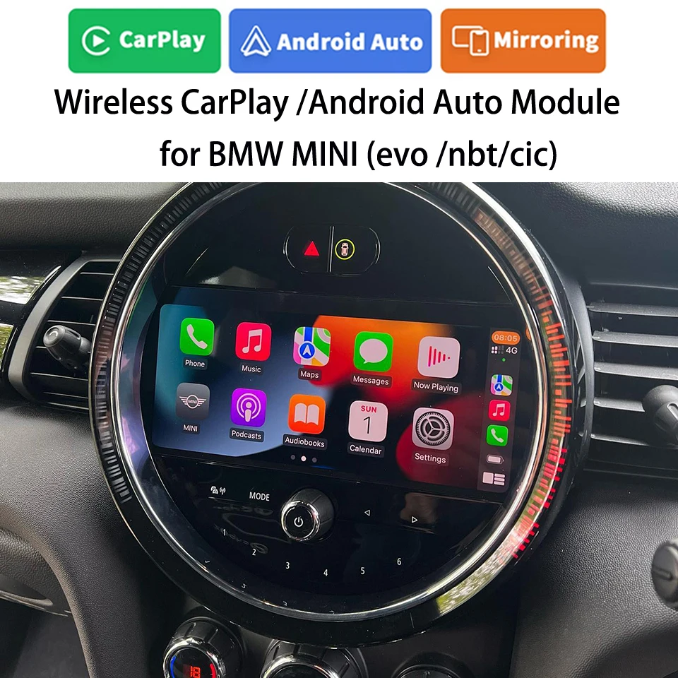 Interfaccia Di Retrofit Icarplay Wireless Apple Carplay Per Bmw Mini Cooper Coupe Oem Conserva Le Informazioni Di Fabbrica Complete Esposte