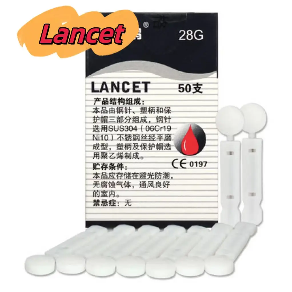 100 Lancette Ago Per Lancetta Del Sangue Piatto Adatto Per Accu Chek Performa/Guida/Attivo/Sostituzione Istantanea Per Accu-Chek