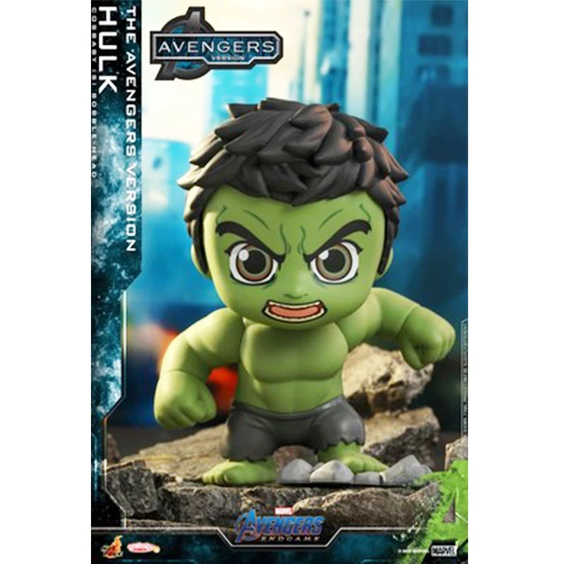 Stock Original Hot Toys Cosbaby Avengers Endgame Thor Captain America Iron Man Black Widow Hawkeye Hulk Mini Collection Doll Toy