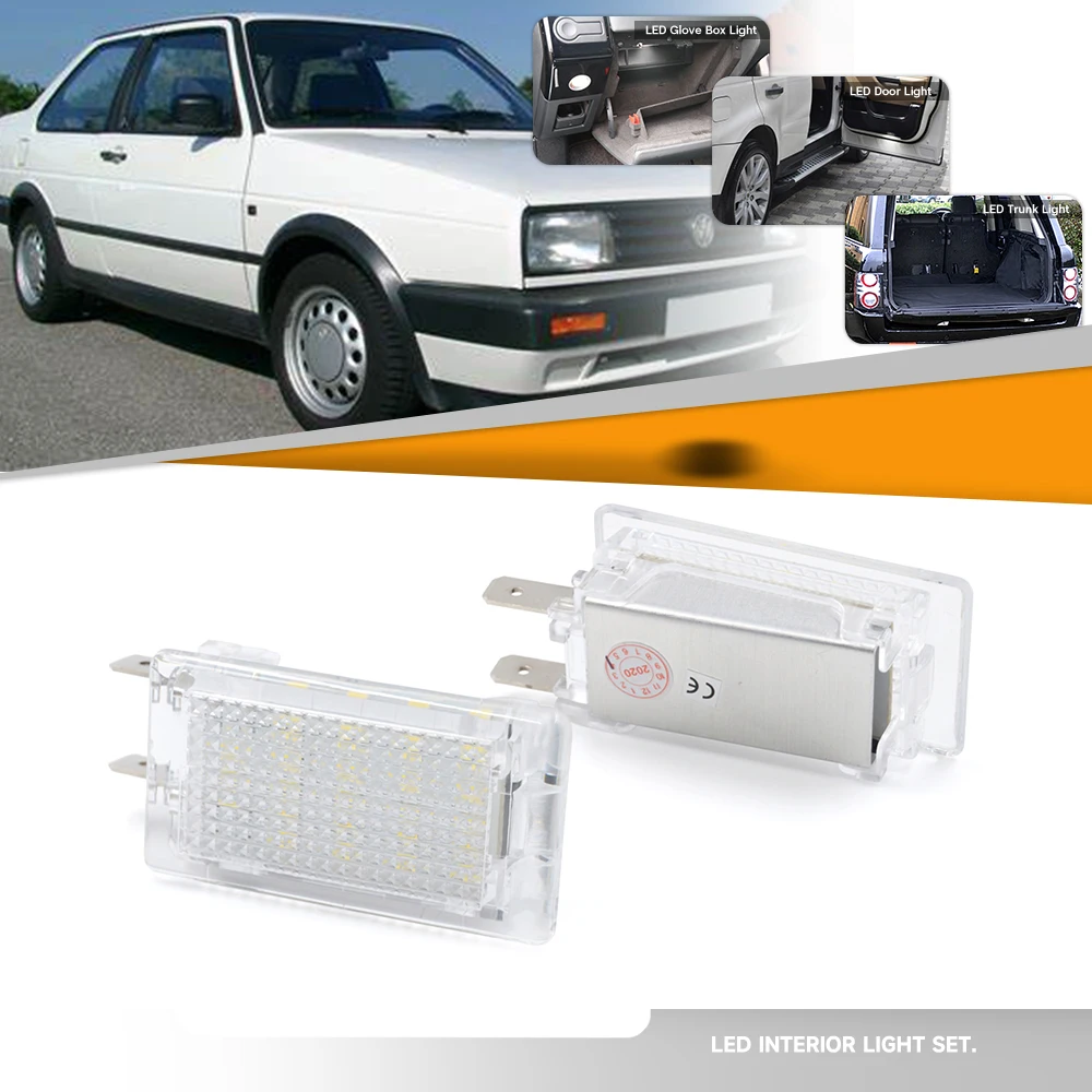 2 Pz Led Cargo Light Glove Box Light Per Vw Golf I Ii Jetta I Ii Passat B1 B2 B3 Scirocco I Ii Santana Crafter Seat Leon