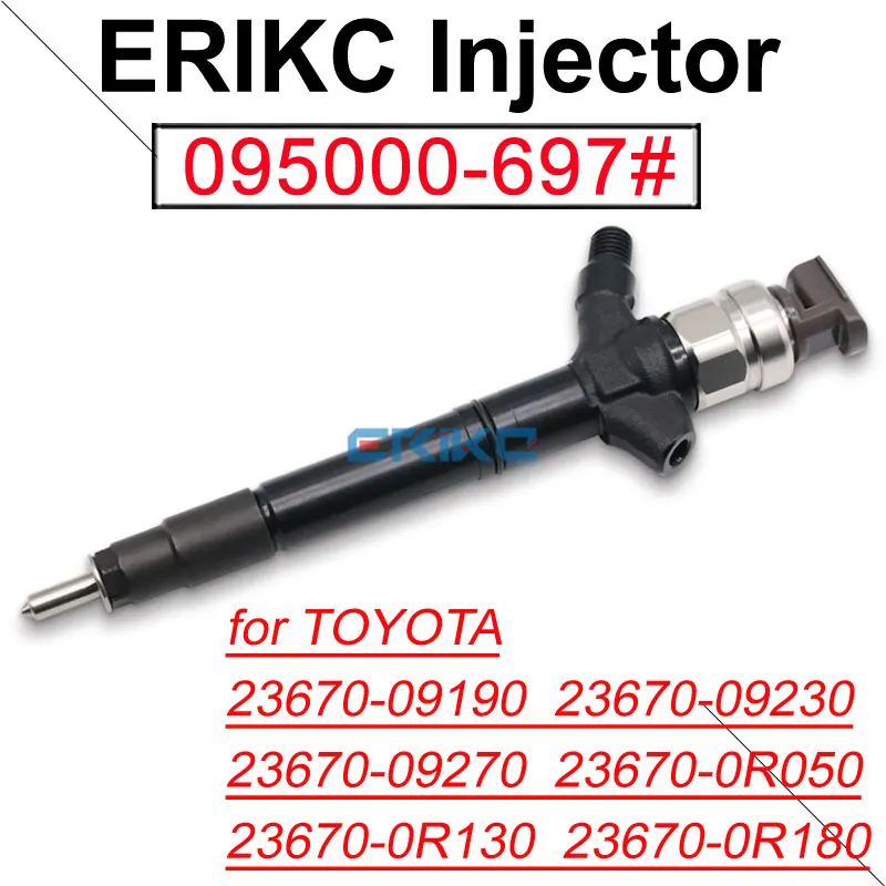 095000-6970 Iniettore Carburante Assy 095000-6971 Inyector Diesel Per Denso Toyota Corolla Verso Muslimate 23670-09190 23670-09230