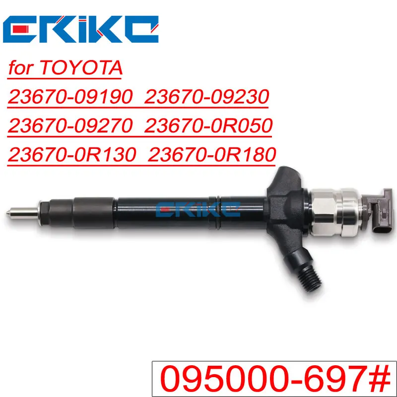 095000-6971 Diesel Inyector 095000-6970 Fuel Injecter Assy 23670-09230 Per Denso Toyota Corolla Verso Muslimate 23670-09190