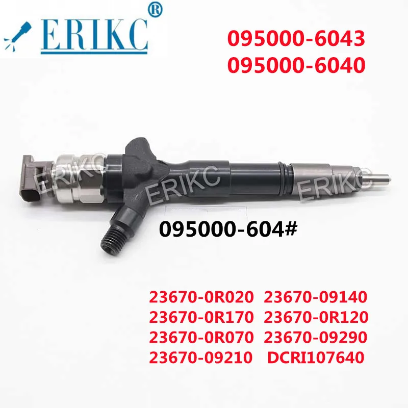 Erikc 095000-604 # Parti Automobilistiche Iniettori Di Carburante 095000-6040 095000-6043 095000-6040 Per Toyota Corolla Verso 2.2 2Ad-Ftv
