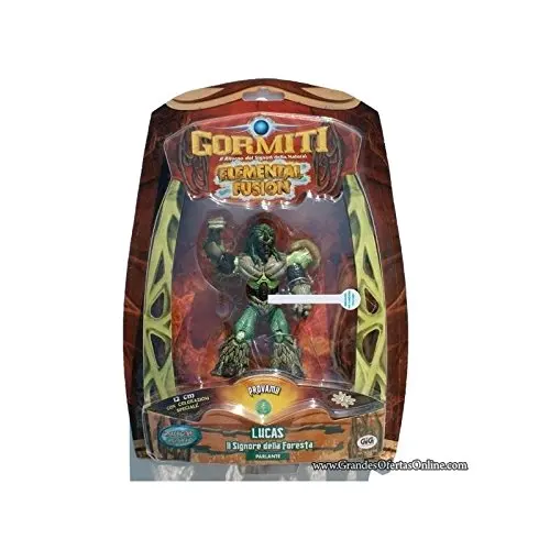 Lucas The Forest Lord Gormiti Elemental Fusion 12Cm