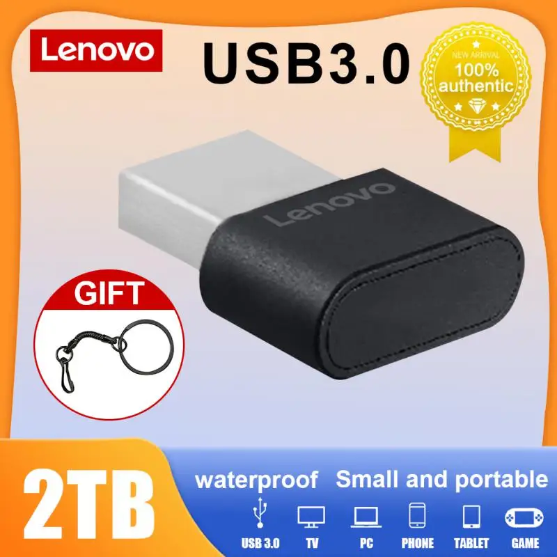 Lenovo Thumb Usb Flash Drives 2Tb Usb 3.0 Pen Drive 128Gb Usb Stick Drive Trasmissione Stabile Reciproca U Disk Per Telefono/Tablet/Pc