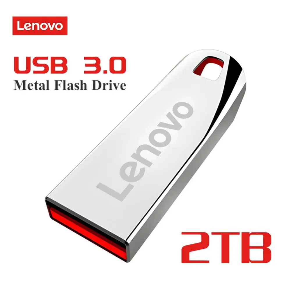 Lenovo Usb 3.0 2T Usb Flash Drive 1Tb Usb Stick Drive Usb 2Tb Impermeabile Usb Flash Memory Stick Pen Drive 256Gb Per Telefono/Laptop