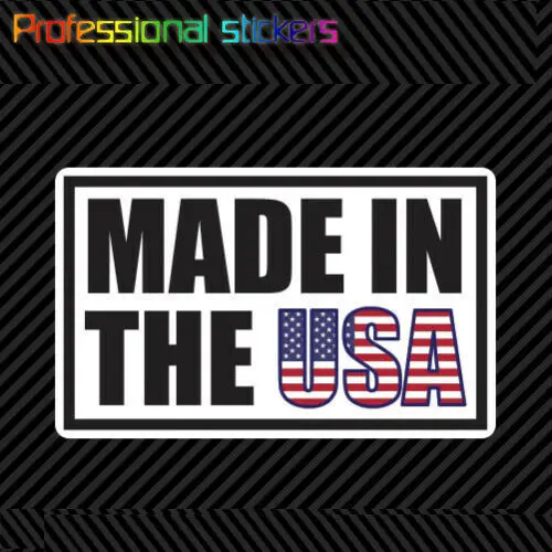 Made In The Usa Sticker Fustellato Vinile Americano Made America Made In America Adesivi Per Finestrini Dell'Auto, Laptop, Telefoni Cellulari