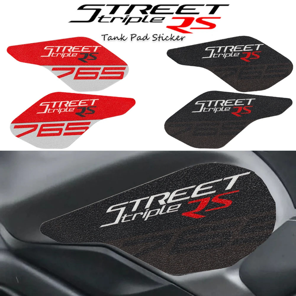 Triumph Triumph Street Triple 765 Rs Tank Pad Adesivo Antiscivolo Decalcomania Per Triumph Street Triple 765 Rs Triple765Rs Dal 2017 Al 2023