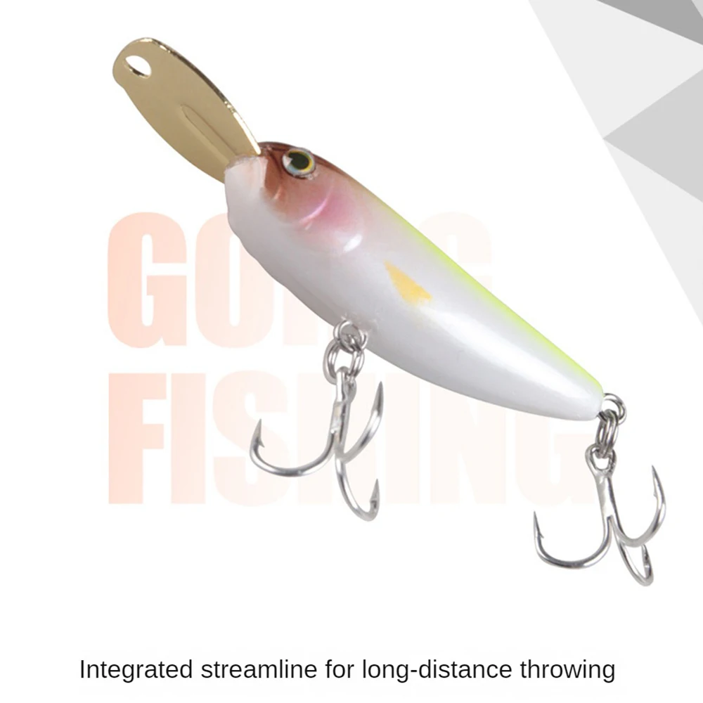 Hard Baits Matita Affondante Richiamo Di Pesca Illex Riser Bait Piccolo Metallo Lip Wobbler Jerkbait Minnow 40Mm Pesca Bass Trota