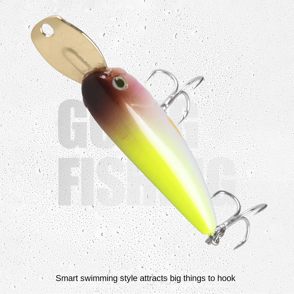 Hard Baits Matita Affondante Richiamo Di Pesca Illex Riser Bait Piccolo Metallo Lip Wobbler Jerkbait Minnow 40Mm Pesca Bass Trota