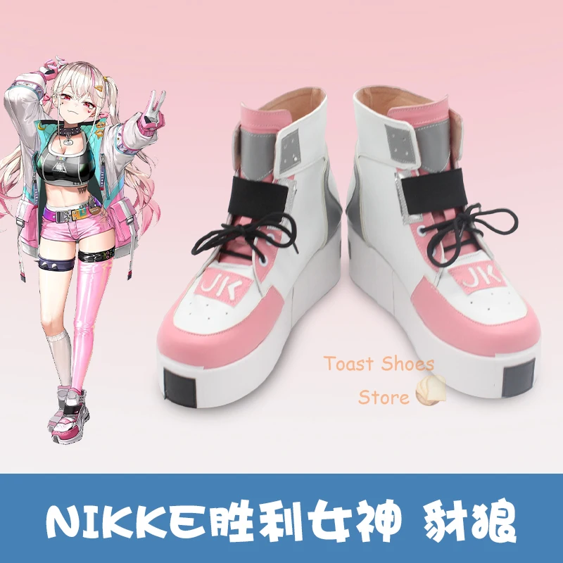 Dea Della Vittoria: Nikke Jackal Cosplay Comic Anime Game For Con Halloween Party Jackal Cosplay Costume Prop Shoes