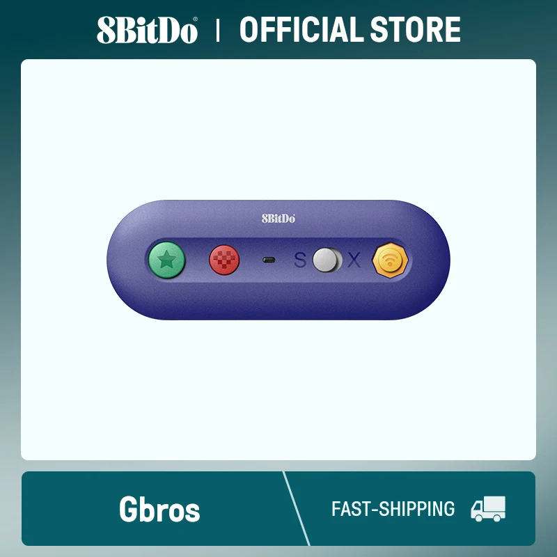 Adattatore Wireless 8Bitdo Gbros Per Nes Snes Sf-C Classic Edition Wii Classic Per Switch Gamecube