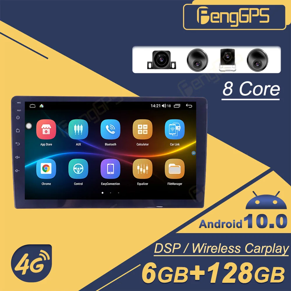 9 Pollici 6 128 Navigatore Gps Audio Per Auto Radio Ricevitore Stereo Autoradio 2 Din Android Autoradio Central Multimedia