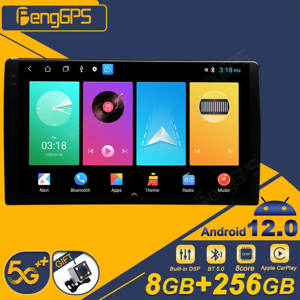 Ts10 9 Pollici 6 + 128 Navigatore Gps Audio Per Auto Radio Ricevitore Stereo Autoradio 2 Din Android Autoradio Multimediale Centrale