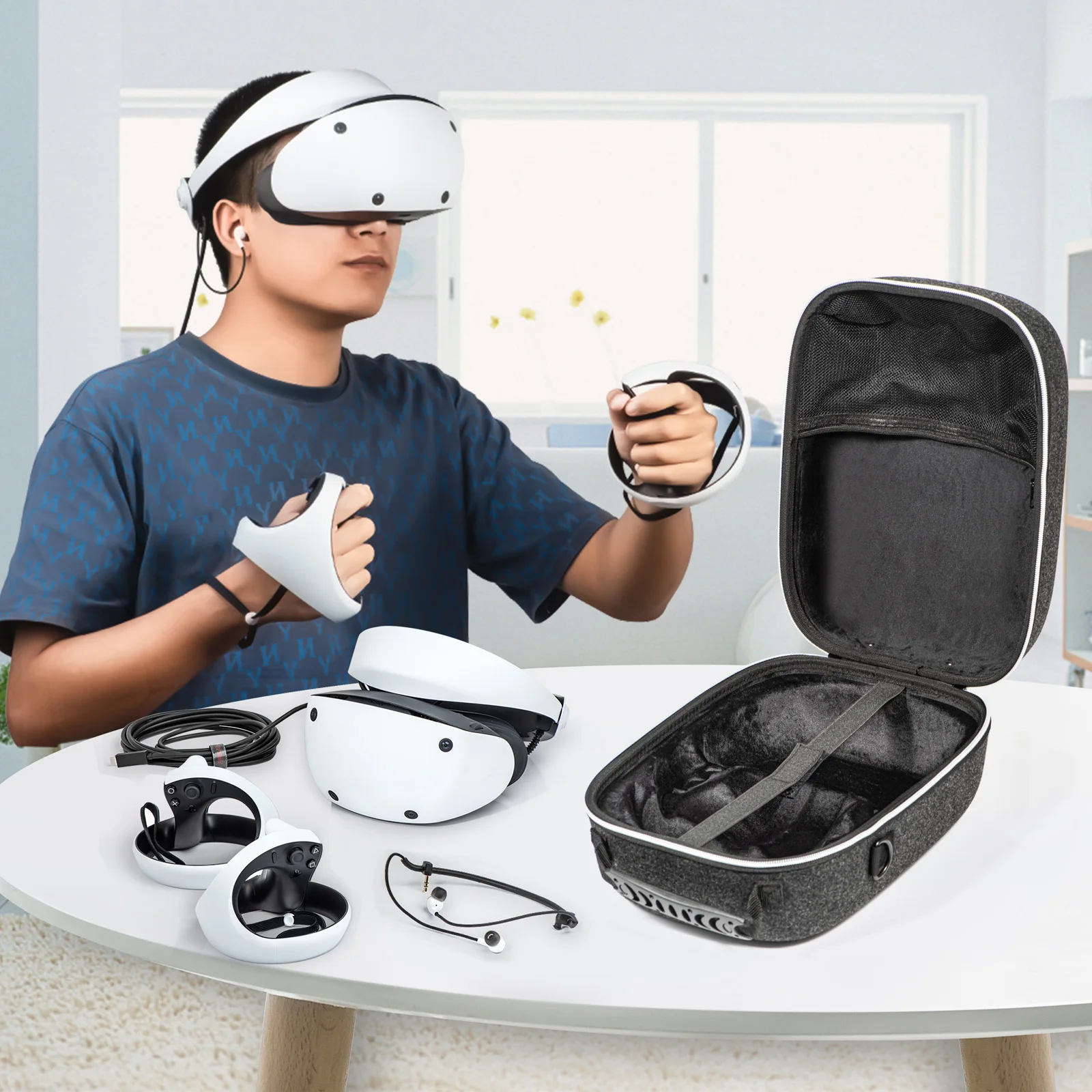 Custodia Per Sony Ps5 Vr2 Portatile Di Grande Capacità Per Sony Playstation Vr 2 Custodia Protettiva Accessori 2023 Nuovo