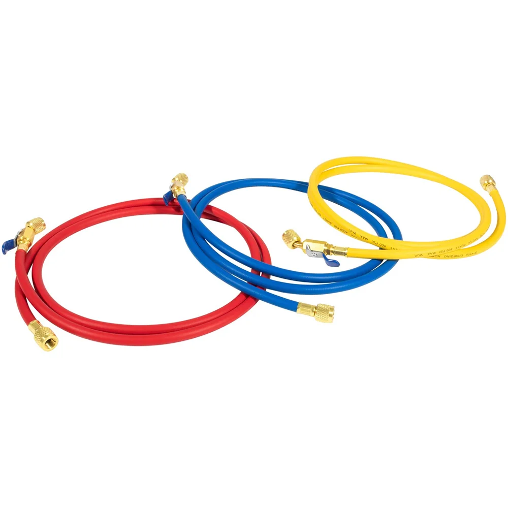 3 Pz 29986 Plus Ii 1/4 "Tubo Con Valvola A Sfera Compatta 72" Per R-410A Connettori Gas Tubo Di Sicurezza Accessori Per La Casa 4000 Psi