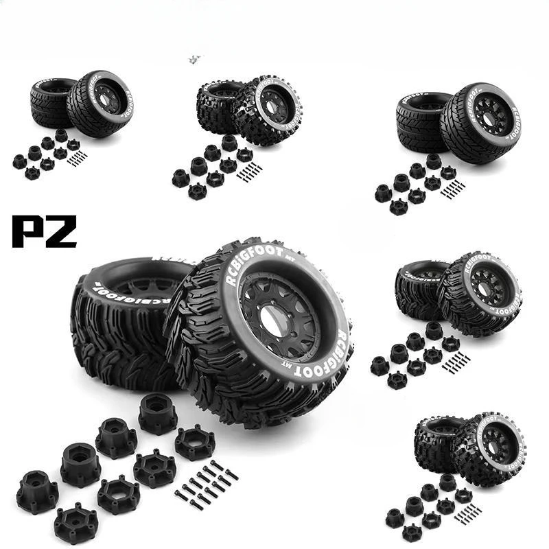 1/8 Scale Summit Revo Xl Mt Off Road Truck Ruote/Pneumatici Per Trxs-S Hpi Savage 5.9 4.6 Flux Arrma Mt410 3.8 Mt E F Truck