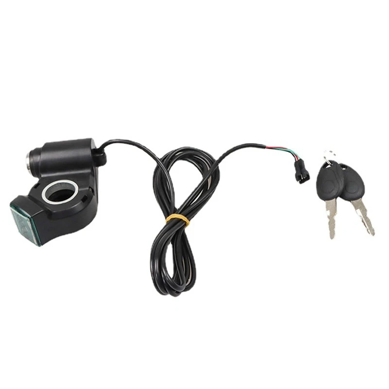 M4 Veicolo Elettrico Thumb Throttle Voltmetro Key Start Switch Off Door Lock Per Kugoo Electric Scooter