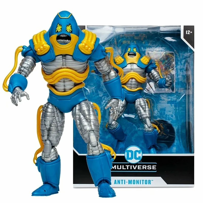 Mcfarlane Toys Anime Figure Anti-Monitor Crisis On Infinite Earths Action Figures Anti Monitor Justice Buster Statue Model Gifts
