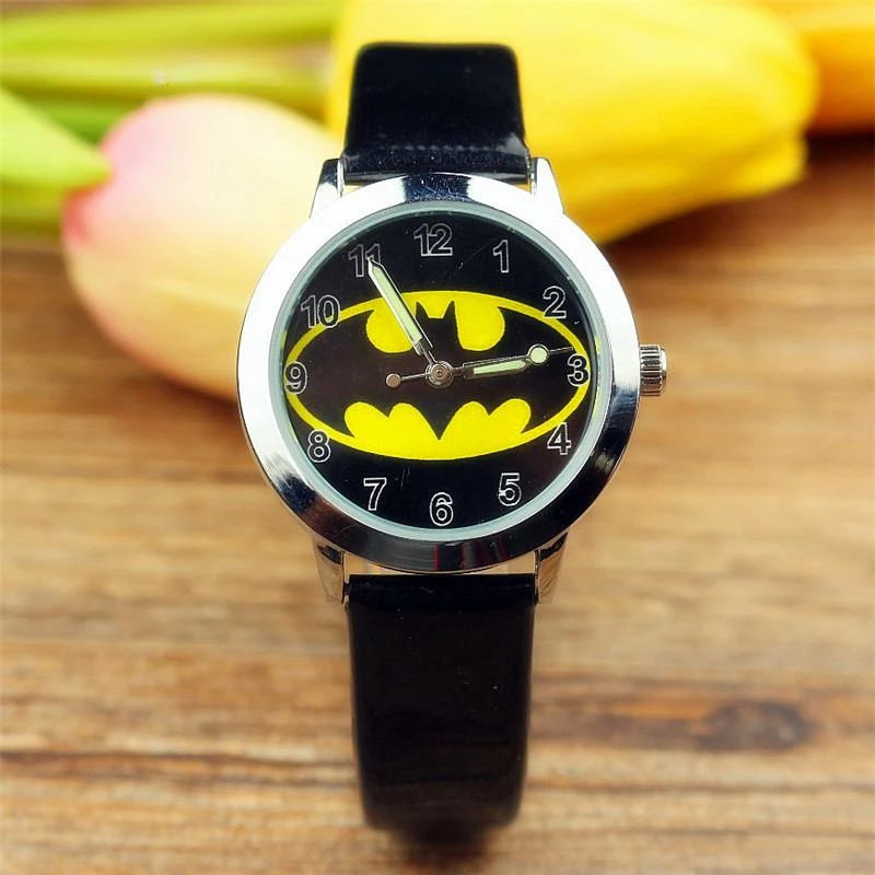 Batman Glow Watch Kid Cartoon Cool Ptojectio Watch Dc Batman Boy Nottilucente Orologio Giocattolo Elettronico Digitale Per Studenti