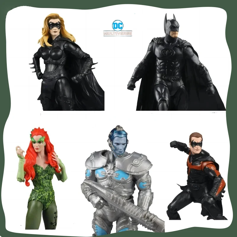 In Magazzino Mcfarlane Toys Batman Vs Robin Wave Figures Bat Girl Poison Vine Girl 18Cm Action Figures Garage Kit Model